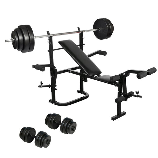 Hammarvik Folding Weight Bench & Gym Set
