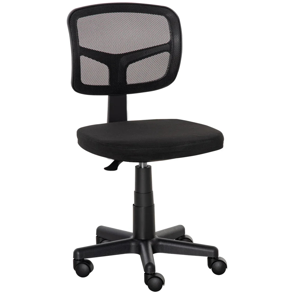Vinsetto Small Office Chair without Arms, Ergonomic Swivel Mesh Desk Chair - Bert Joseph 