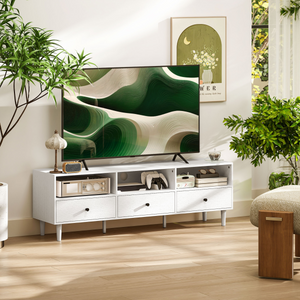 HOMCOM TV Unit, TV Cabinet for up to 75