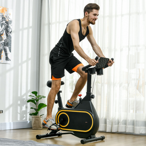 8-Level Resistance Stationary Exercise Bike