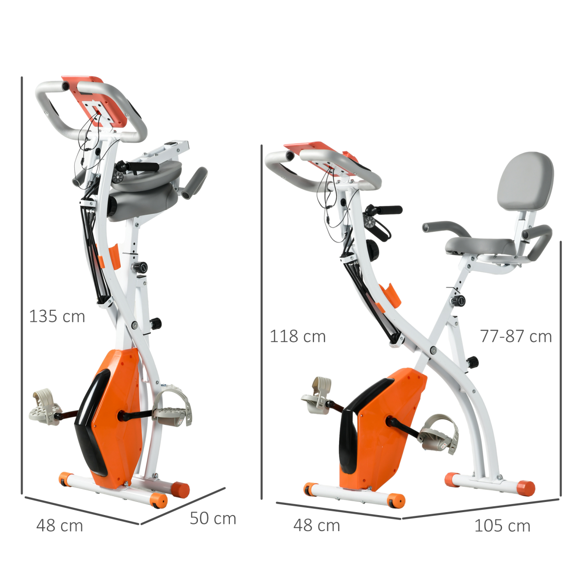 2-IN-1 Foldable Exercise Bike