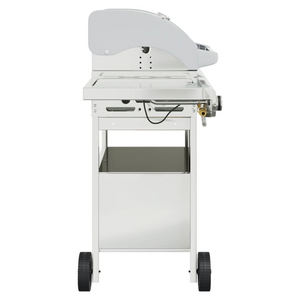 vidaXL Gas BBQ Grill with 4 Burners Silver Stainless Steel