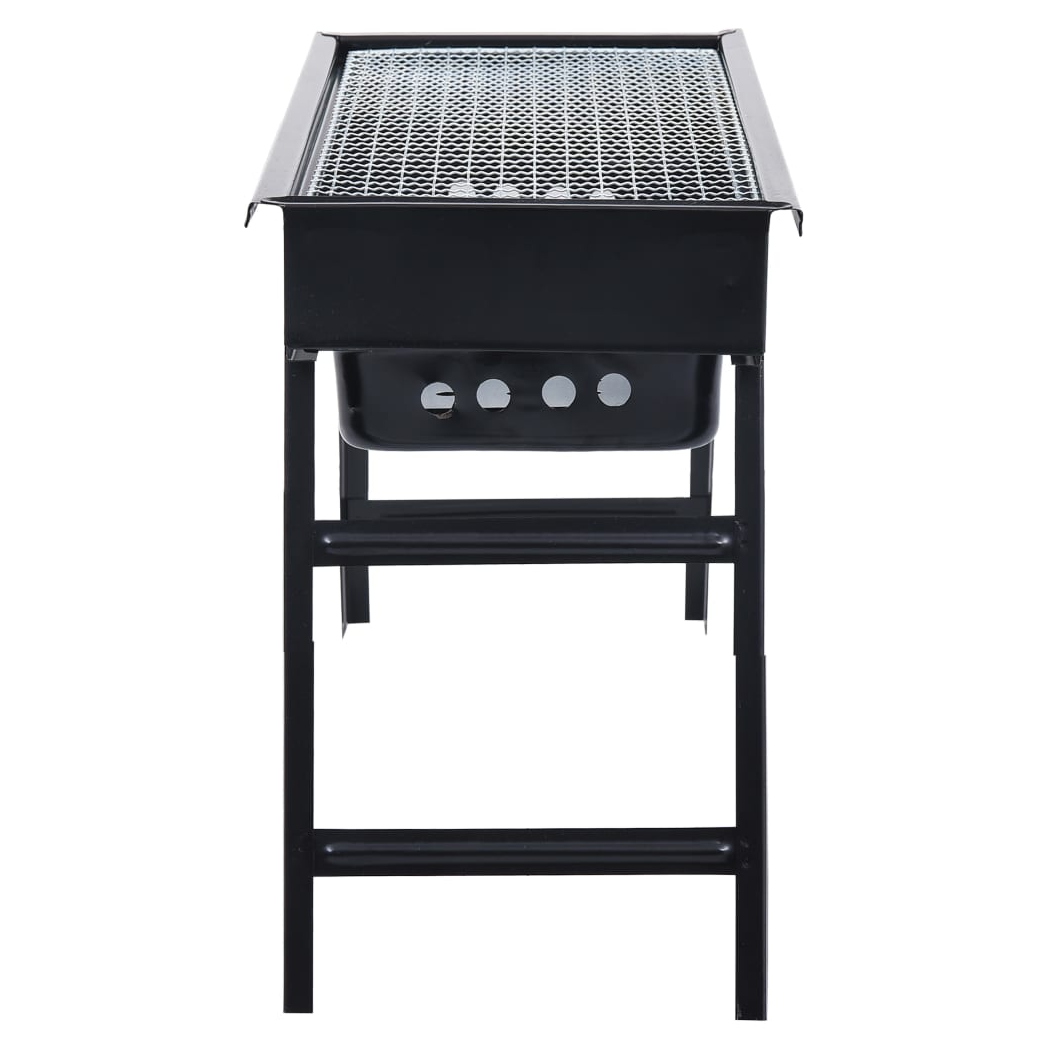 vidaXL Portable Camping BBQ Grill Steel 60x22.5x33 cm