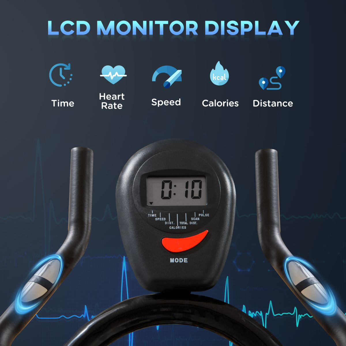 8kg Flywheel Stationary Exercise Bike