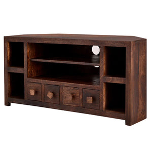 Toko Dark Mango Corner Tv Unit - Bert Joseph 