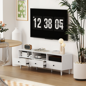 HOMCOM TV Unit, TV Cabinet for up to 75