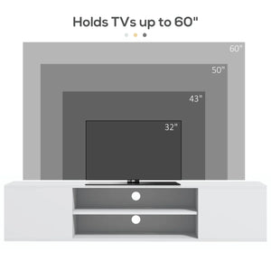 HOMCOM Floating TV Unit for 60