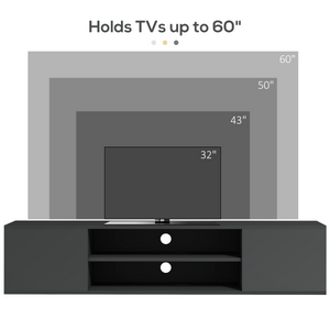 HOMCOM Floating TV Unit for 60
