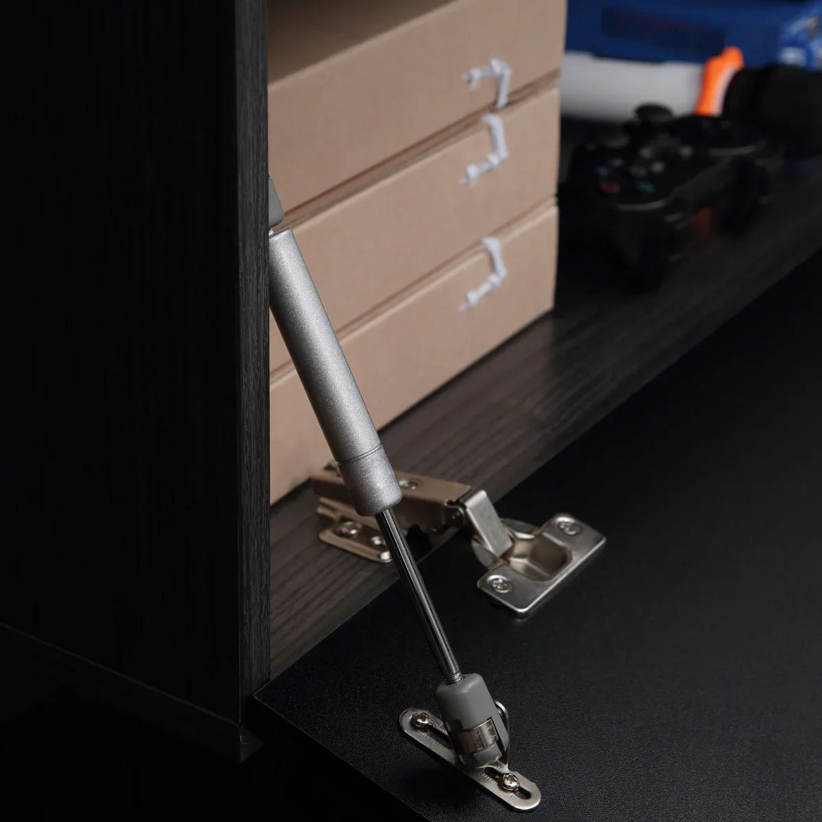 Floating TV Unit Stand, Wall Mount Media Console with Storage Cupboards - Bert Joseph 