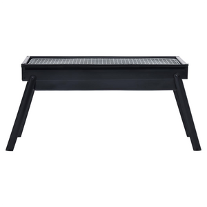 vidaXL Portable Camping BBQ Grill Steel 60x22.5x33 cm