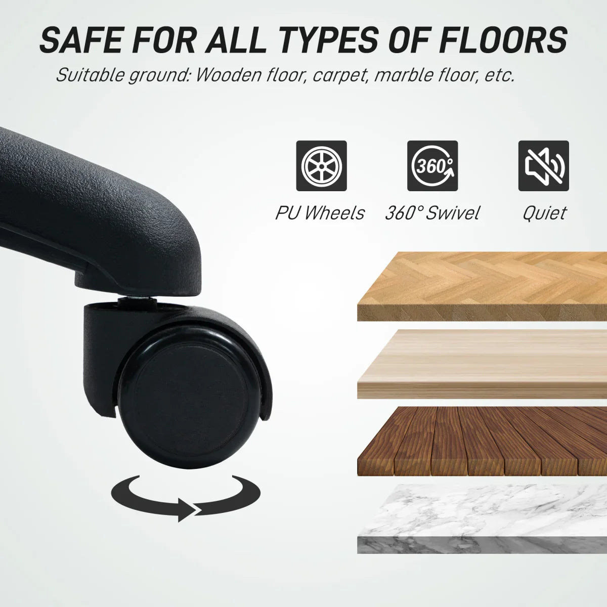 HOMCOM Drafting Stool Chair with Adjustable Armrest for Standing Desk, Black - Bert Joseph 