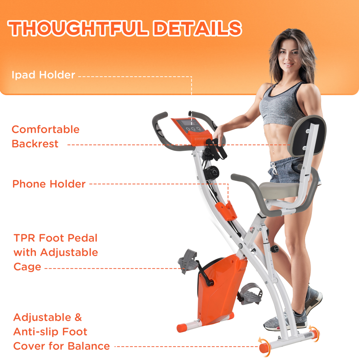 2-IN-1 Foldable Exercise Bike