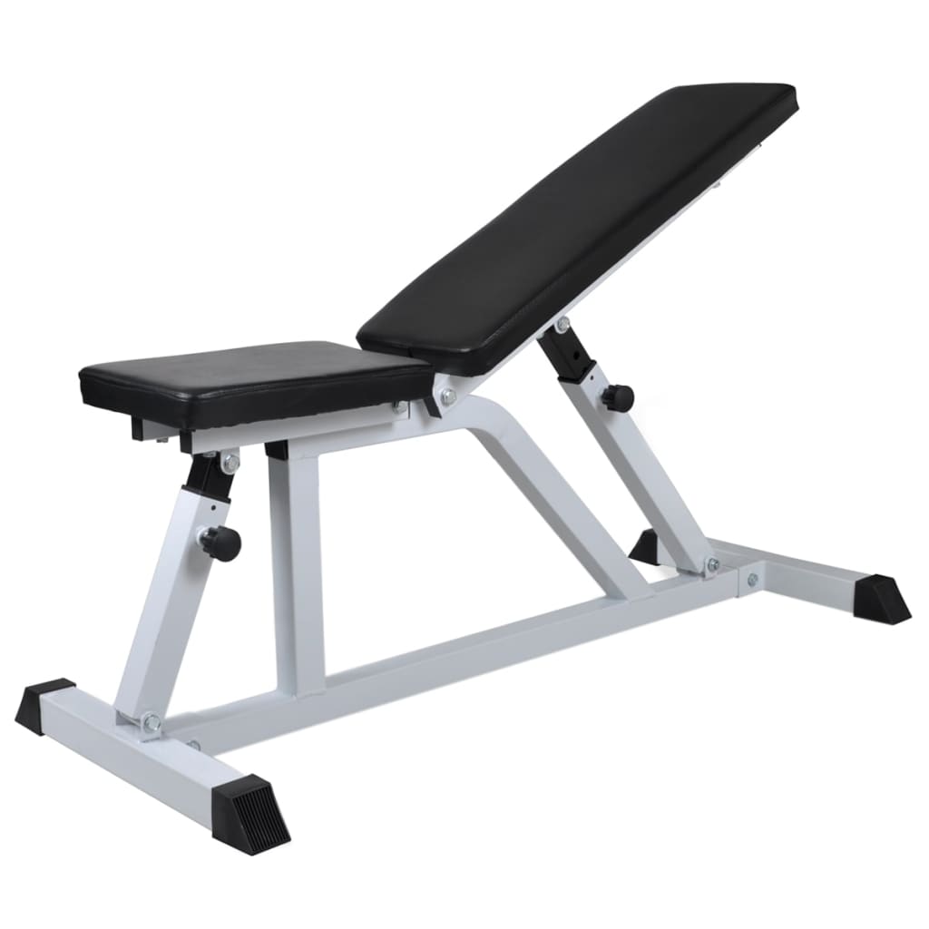 Bergvik Adjustable Weight Bench with Barbell & Dumbbell Set