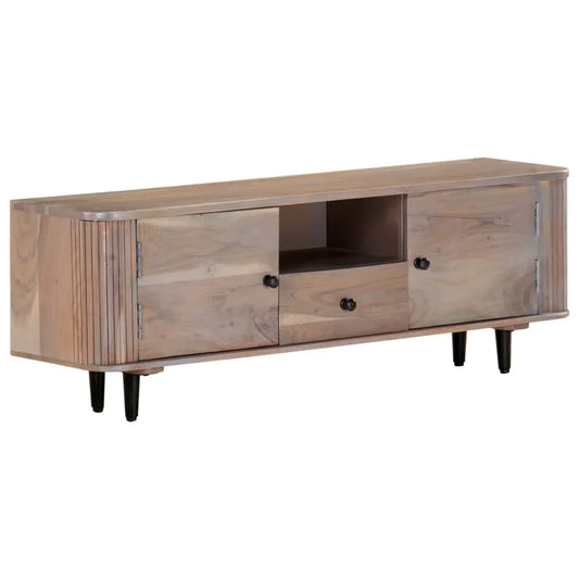 TV Cabinet 118x30x40 cm Solid Acacia Wood - Bert Joseph 