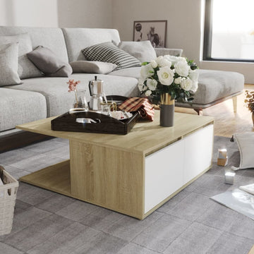 white and sonoma oak