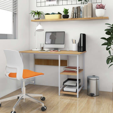 white and light oak