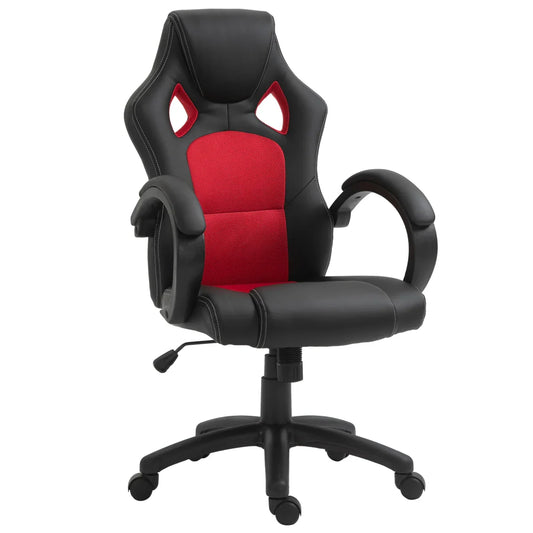 Executive Racing Swivel Gaming Office Chair PU Leather Computer Desk Chair Black - Bert Joseph 