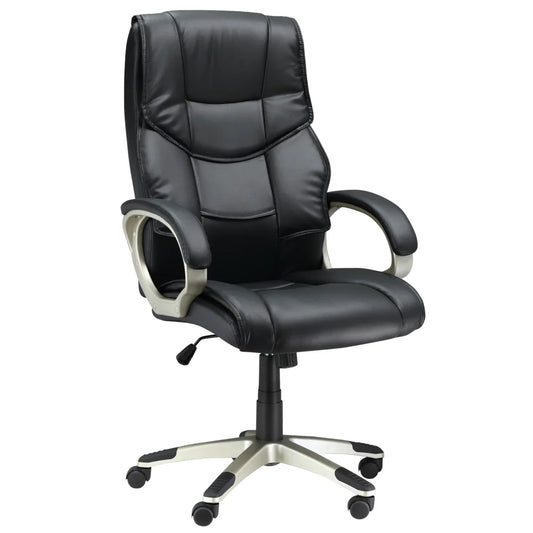 Executive Computer Office Desk Chair PU Leather Swivel Chairs High Back - Bert Joseph 