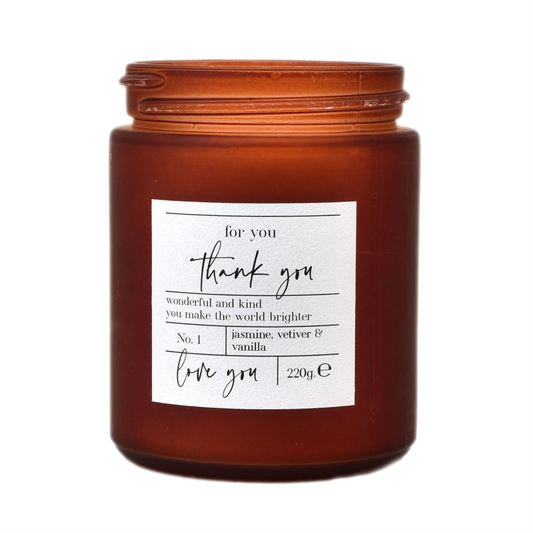 Moments Candle 220g Thank You - Bert Joseph 