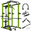Home Gym sets Multi-functional Power Cage,Home Adjustable Pullup Squat Rack 1000Lbs Capacity Comprehensive Fitness Barbell Rack 4 sets Gym accessories