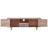 Solid Acacia Wood TV Unit
